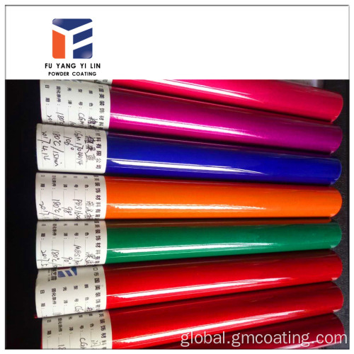 China Candy Colors Thermosetting Epoxy Polyester Powder Coating Manufactory